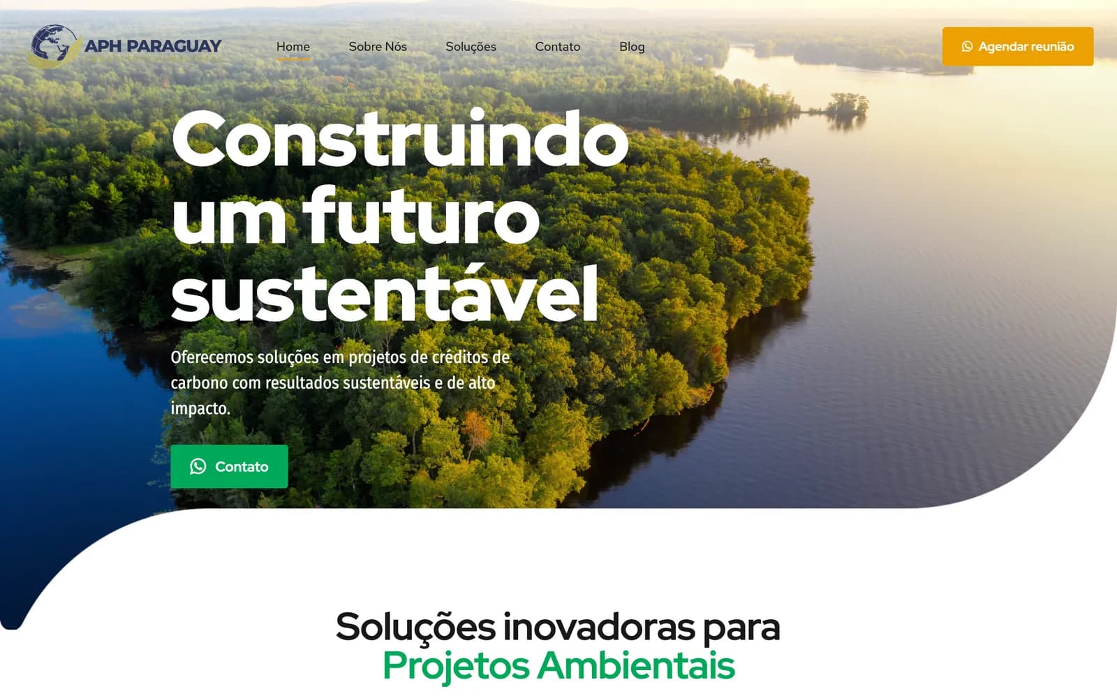 Mockup do projeto: APH Paraguay